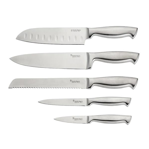 Slim Wedge Knife Block Set 6 Pieces