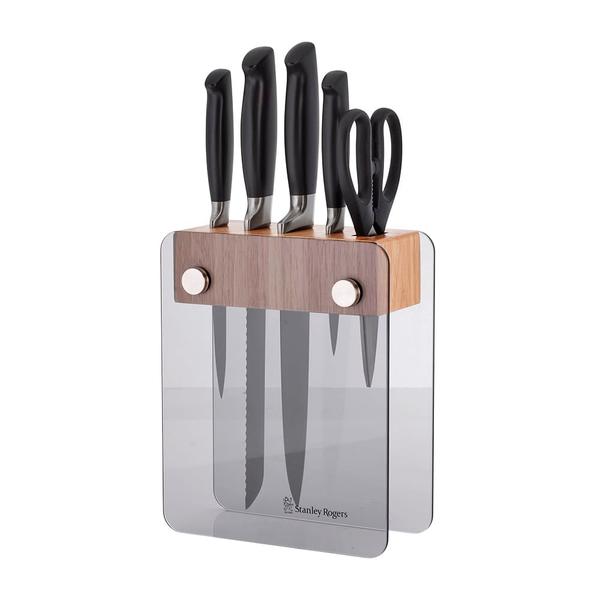 Clear View 6 Piece Knife Block Set