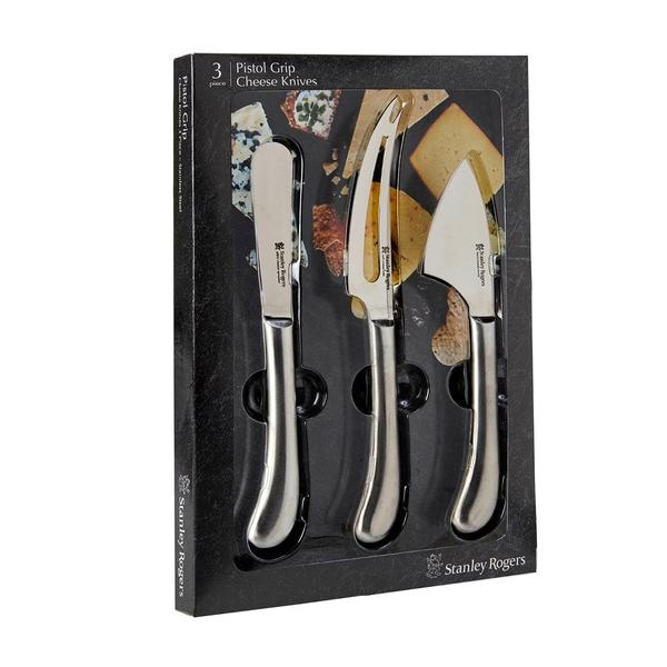 Pistol Grip Stainless Steel 3 Piece Set