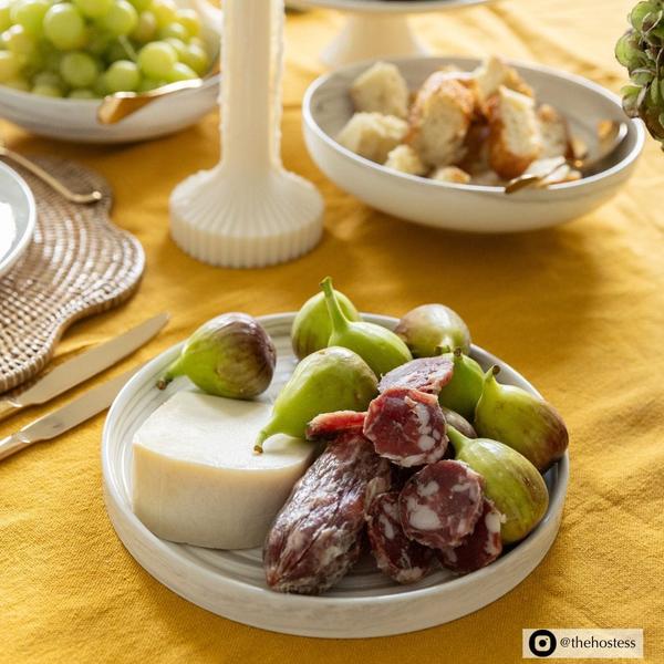 Sorrento High Rim Serving Platter 24cm