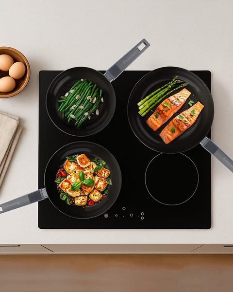 Statement Ceramic Non-Stick Frypan Set 3 Piece
