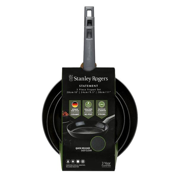 Statement Ceramic Non-Stick Frypan Set 3 Piece