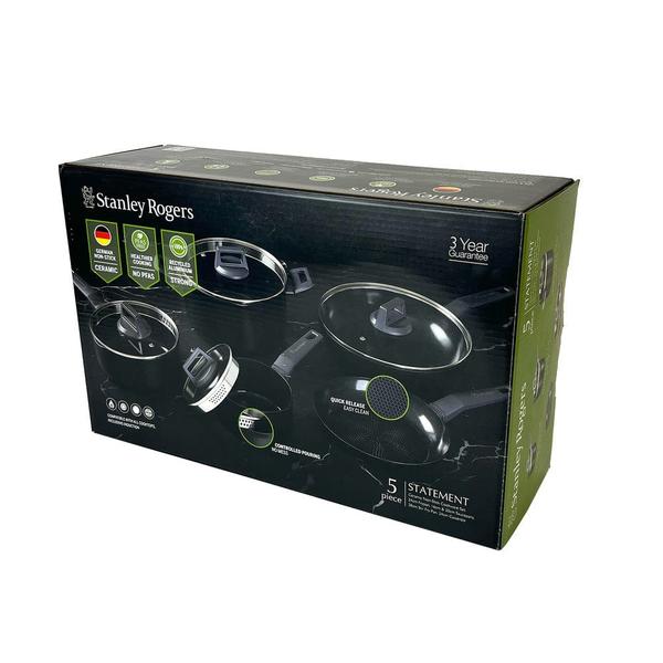 Statement Ceramic Non-Stick Cookware Set 5 Piece