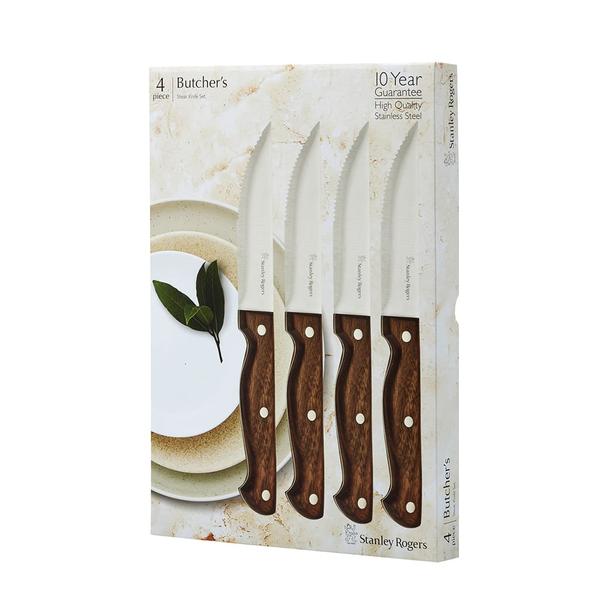 Butcher's Steak Knives 4 Piece Set