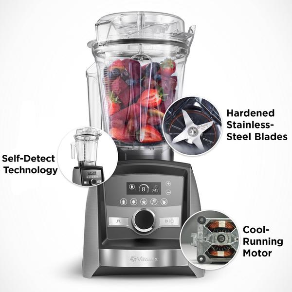 A3500i Ascent® Series Smart Blender - Brushed Stainless