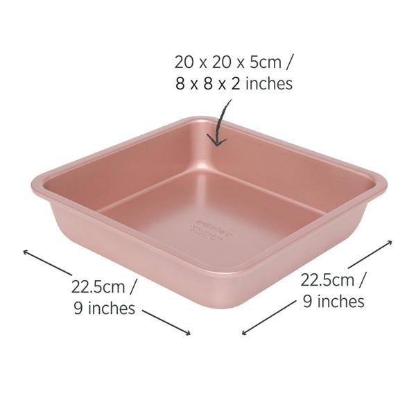 Rose Gold Square Cake Pan 20cm