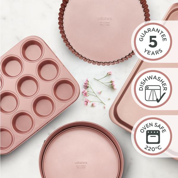 Rose Gold Muffin Pan 12 Cup
