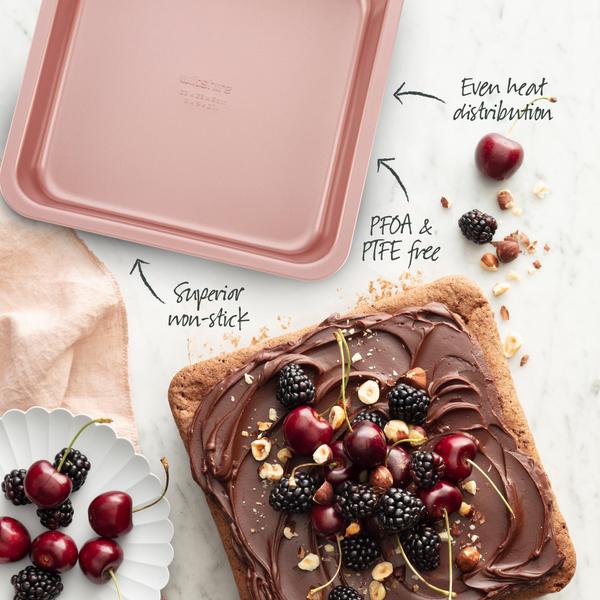 Rose Gold Square Cake Pan 23cm