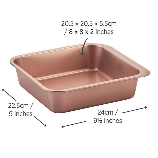 Rose Gold Smart Stack Square Cake Pan