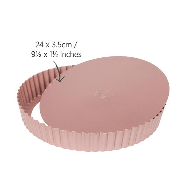 Rose Gold Quiche & Tart Pan 24cm