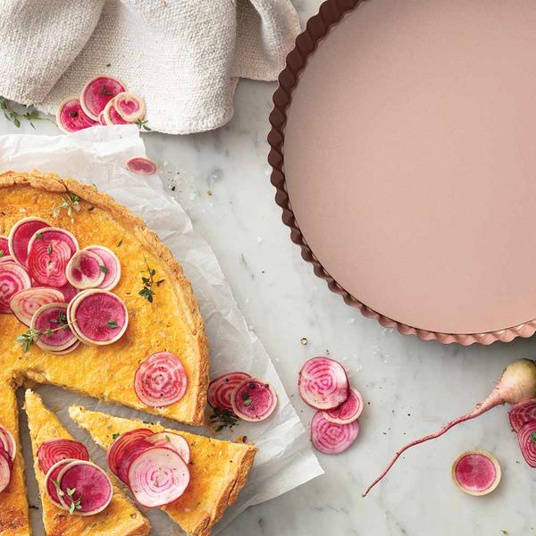 Rose Gold Quiche & Tart Pan 24cm