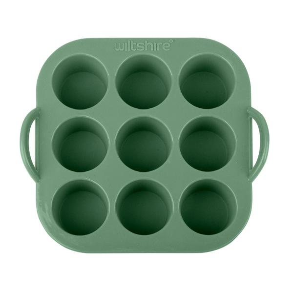 Silicone Air Fryer Mini Muffin Pan 9 cup