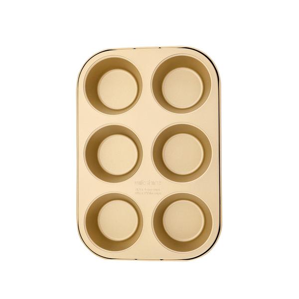 Champagne Gold Texas Muffin Pan 6 Cup