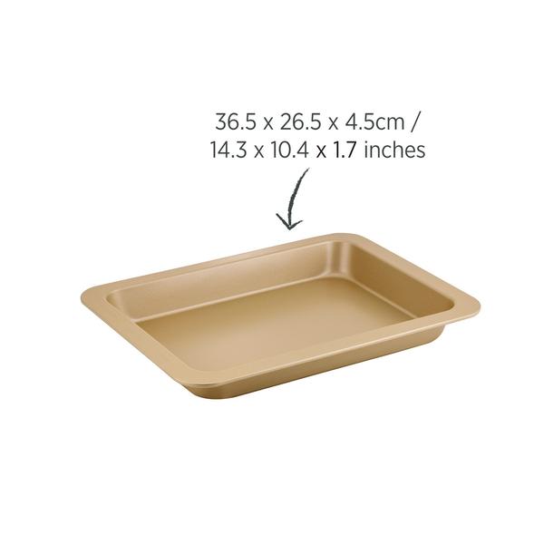 Champagne Gold Large Roast Pan 36.5 x 26.5cm