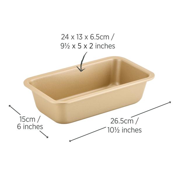 Champagne Gold Loaf Pan 24cm