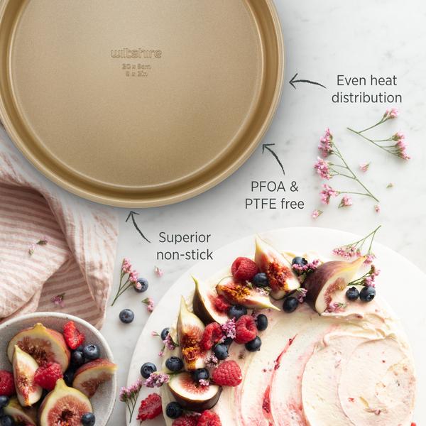 Champagne Gold Round Cake Pan 20cm