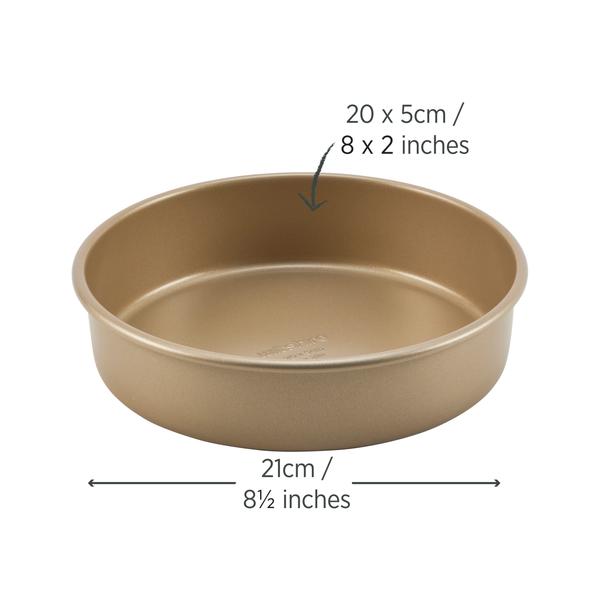 Champagne Gold Round Cake Pan 20cm