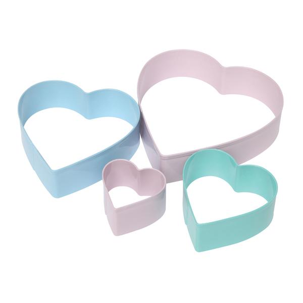 Heart Cutters 4Pce