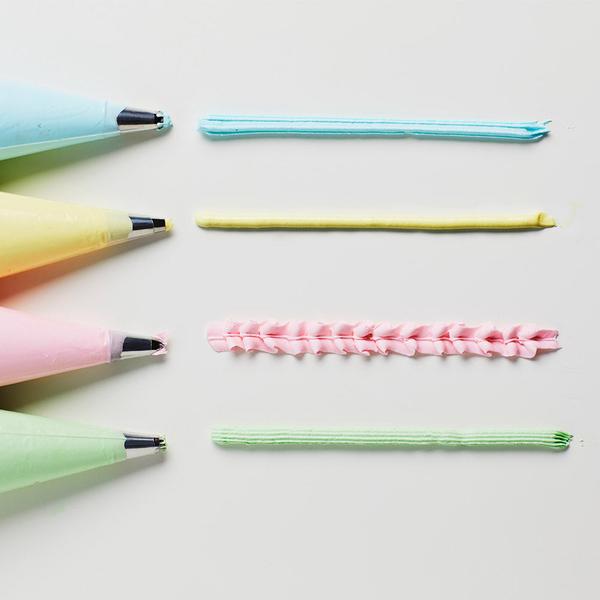 Border Decorating Tips Set of 4