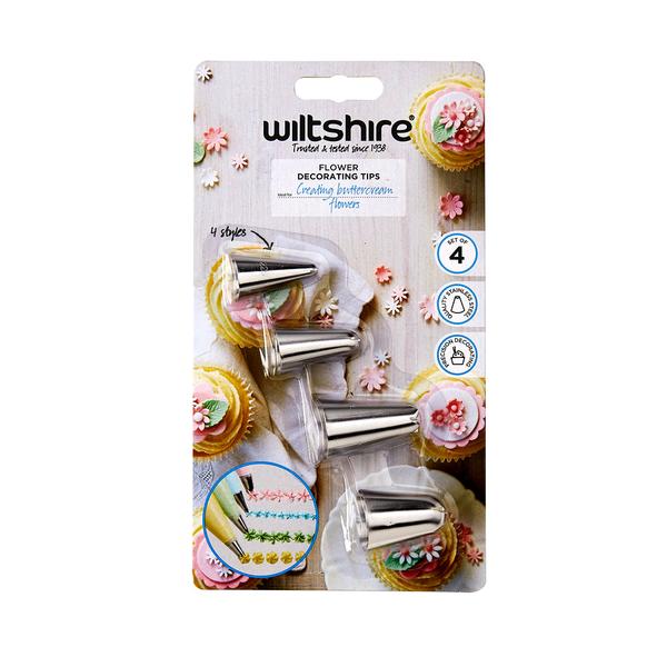 Flower Decorating Tips Set of 4