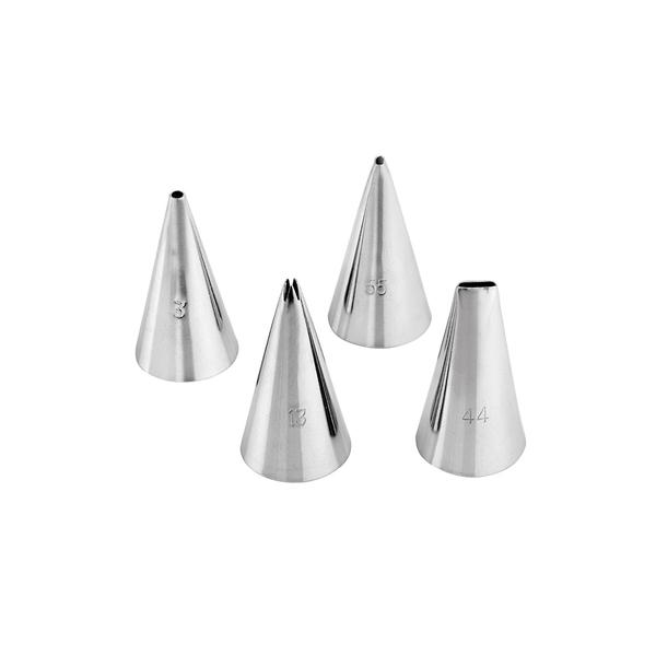 Writing Decorating Tips Set of 4