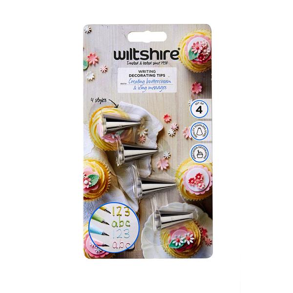 Writing Decorating Tips Set of 4