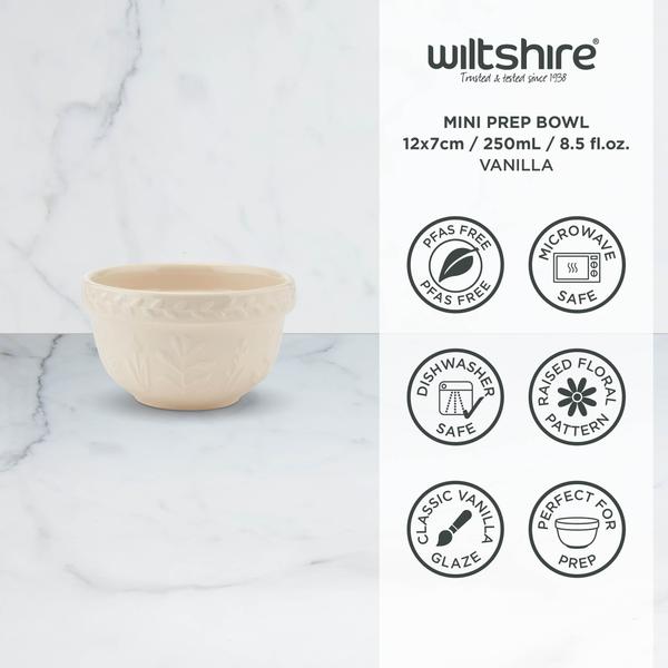 Mini Prep Bowl 12 x 7cm Vanilla