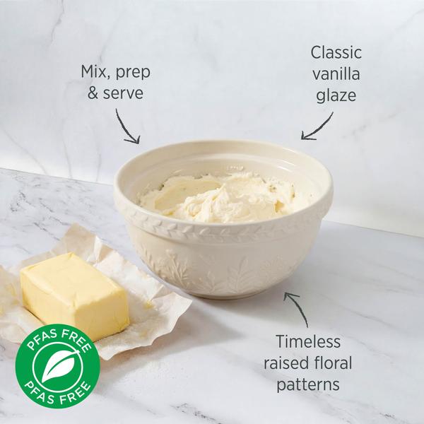 Mixing Bowl 20.5 x 10cm Vanilla