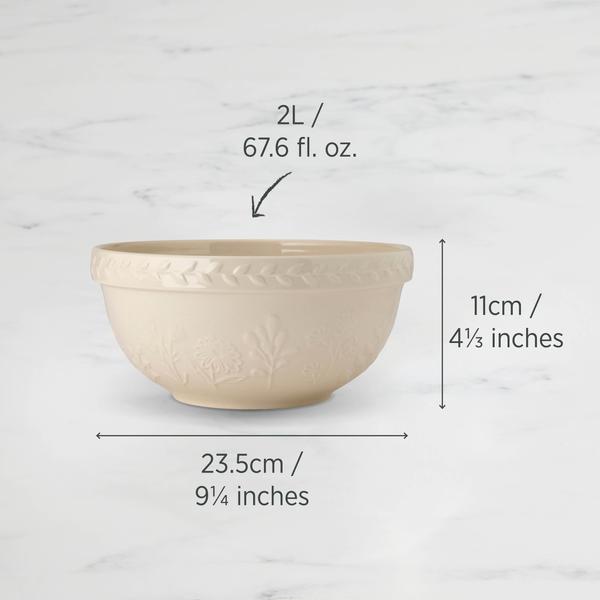 Mixing Bowl 23.5 x 11cm Vanilla