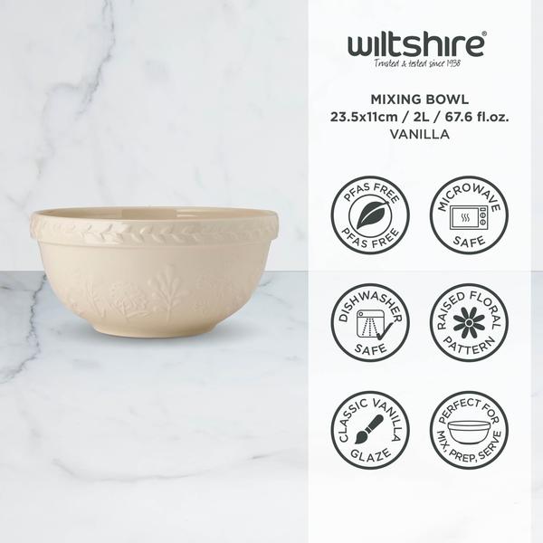 Mixing Bowl 23.5 x 11cm Vanilla