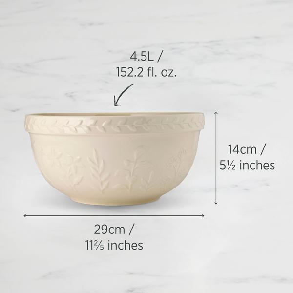 Mixing Bowl 29 x 14cm Vanilla