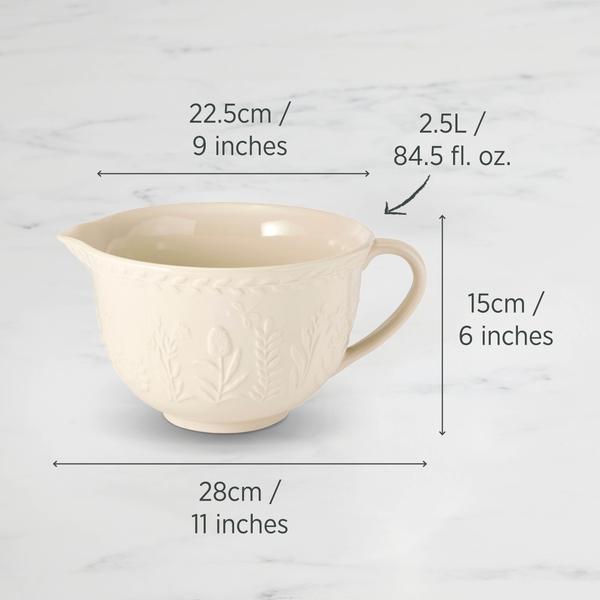 Batter Jug 22.5 x 28 x 15cm Vanilla