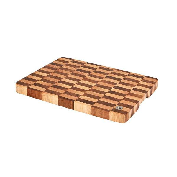 End Grain Chequered Chopping Board (40 x 30 x 3cm)