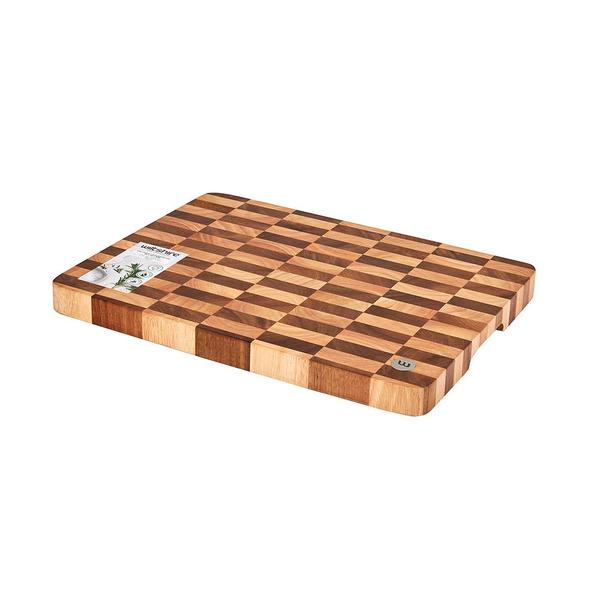 End Grain Chequered Chopping Board (40 x 30 x 3cm)