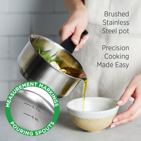 Timeless Saucepan 14cm with Glass Lid