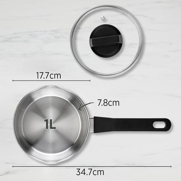 Timeless Saucepan 16cm with Glass Lid