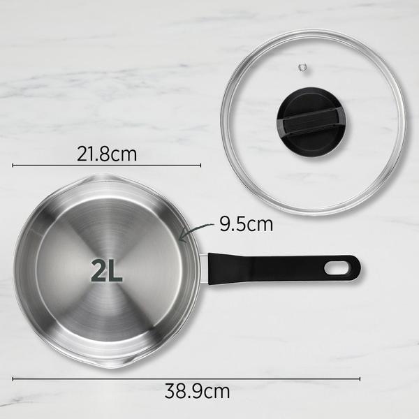 Timeless Saucepan 20cm with Glass Lid