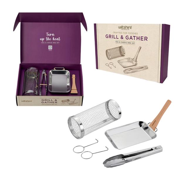 Crafted for Foodies Grill & Gather Veg & Cheese BBQ Set