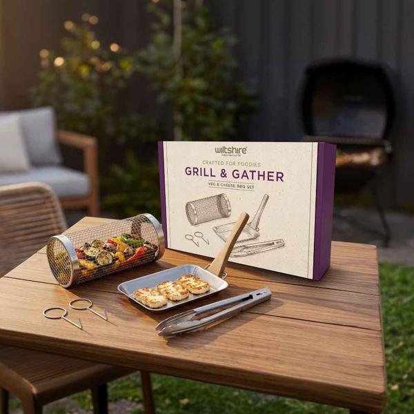 Crafted for Foodies Grill & Gather Veg & Cheese BBQ Set
