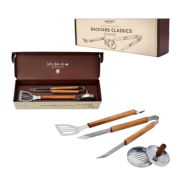 Crafted for Foodies Backyard Classics BBQ & Burger Set