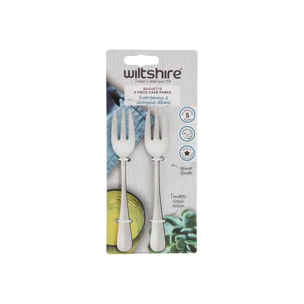 Baguette Cake Fork 4 Piece