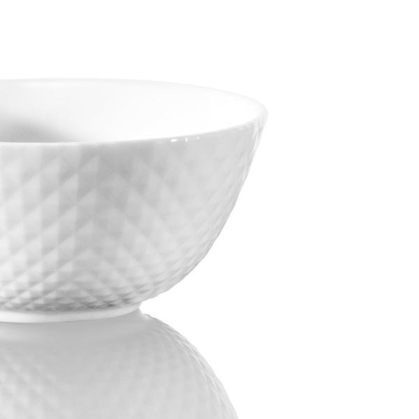 Diamond White Tempered Glass Rice Bowl 12cm x 5.5cm