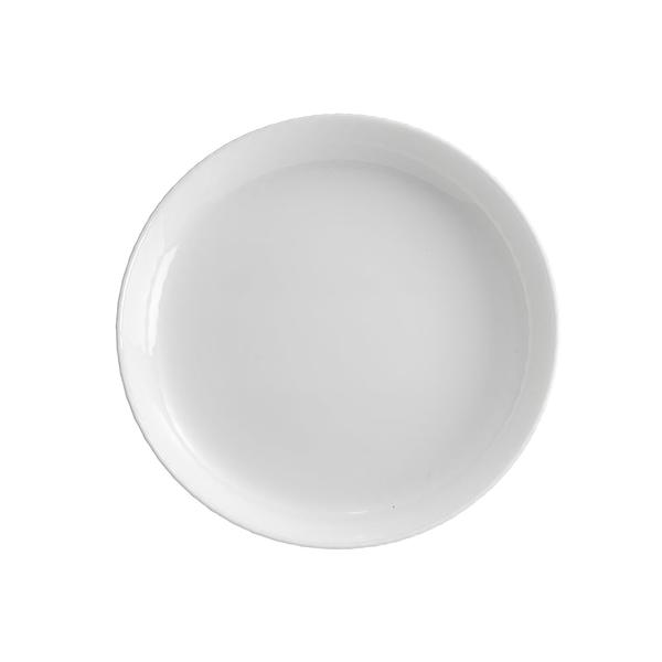 Diamond White Tempered Glass Side Plate 19cm x 2.4cm