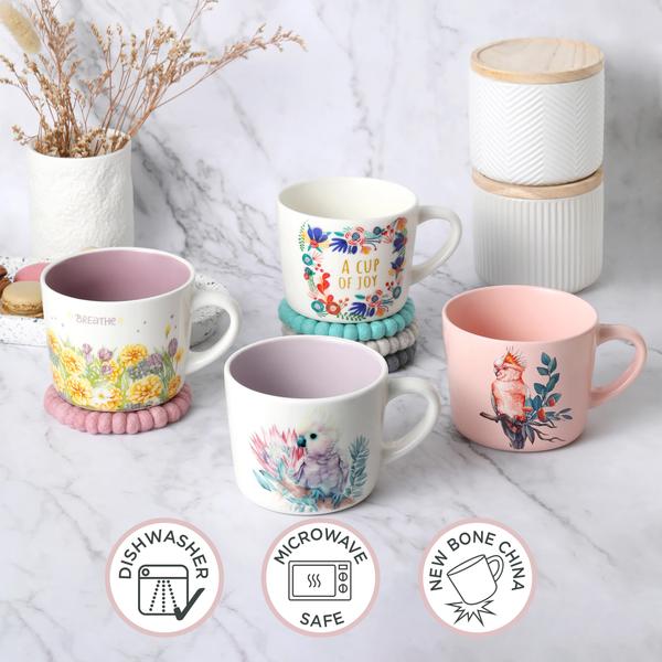 'Breathe' Printed Mug 400ml