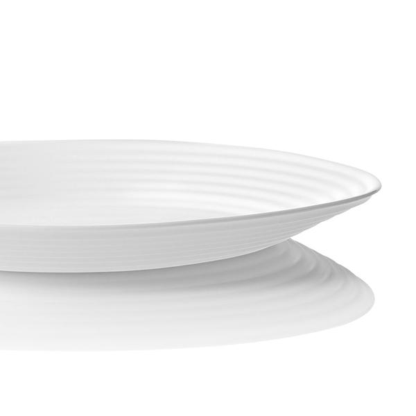 Pearl Ripple Tempered Glass 12 Piece Dinner Set
