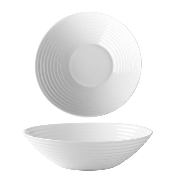 Pearl Ripple Tempered Glass 12 Piece Dinner Set