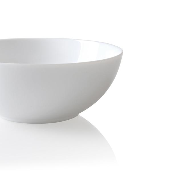 White Coupe Tempered Glass 12 Piece Dinner Set