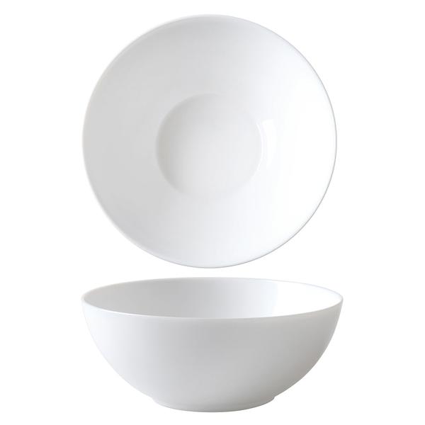 White Coupe Tempered Glass 12 Piece Dinner Set