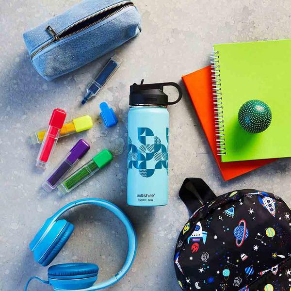 Insulated Stainless Steel Water Bottle Aqua 500ml