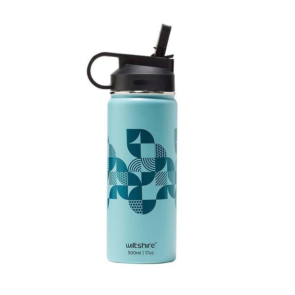 Insulated Stainless Steel Water Bottle Aqua 500ml